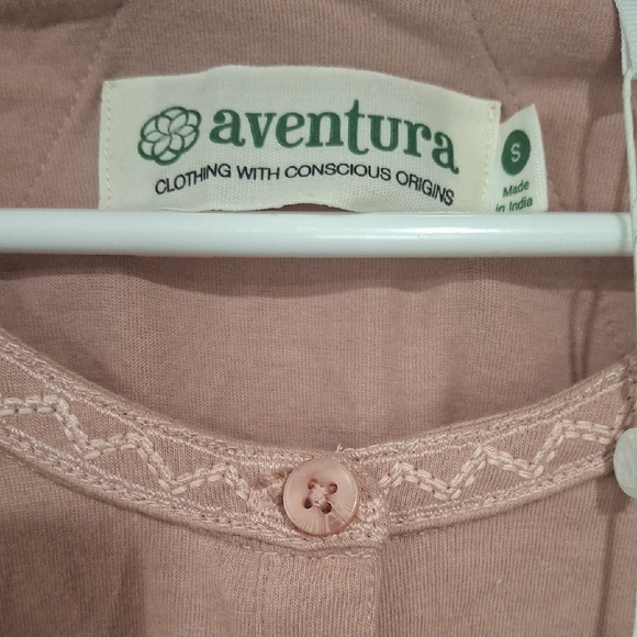 Aventura Blush Pink Top with Button Detail - Picture 2 of 7